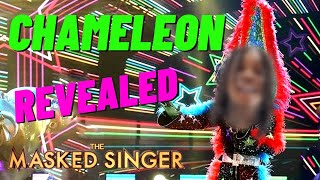 Chameleon REVEALED Masked Singer [upl. by Ahswat]