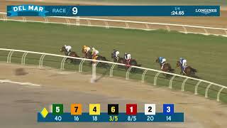 Hang the Moon wins the John C Mabee Stakes GII race 9 at Del Mar 9724 [upl. by Fruma]