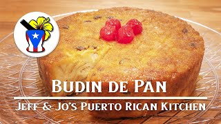 Budin de Pan  Puerto Rican Bread Pudding  Easy Puerto Rican Recipe [upl. by Anayaran]