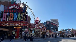 Clifton Hill Street View CAM  Niagara Falls Canada 🇨🇦 [upl. by Rolyab]