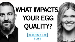 What Determines Egg Quality With Female Fertility  Dr Natalie Crawford amp Dr Andrew Huberman [upl. by Gniliem]