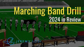 2024 Drill Design for Marching Band Highlights [upl. by Natlus]