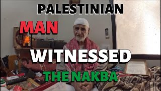 Old Palestinian man talks about the Nakba back in 1948 عجوز فلسطيني يحكي احداث نكبة 1948 [upl. by Ardnic541]