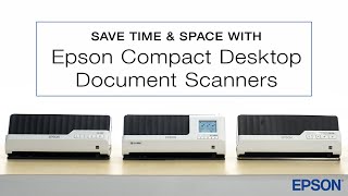 Epson Compact Desktop Document Scanners  SpaceSaving Performance [upl. by Rhodia562]