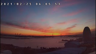 ライブカメラ みなとみらい、ベイブリッジ、横浜港：Yokohama Port Live Camera [upl. by Ecinereb]