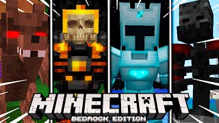 🔥TOP Mejores ADDONS MODS de Enemigos y BOSSES para MINECRAFT PE  BEDROCK [upl. by Zubkoff15]