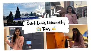 Saint Louis University 🏫 Tour 🚶‍♀️ తెలుగు అమ్మాయి 👧  Masters బాధితురాలు 🫣saintlouis [upl. by Nylg]