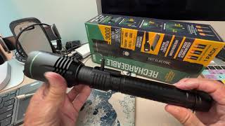 How to charge the Feit Electric 3000 Lumens Flashlight [upl. by Areid83]