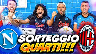 😱 SARA FINALE REACTION SORTEGGI QUARTI CHAMPIONS LEAGUE ✨ [upl. by Liggett]