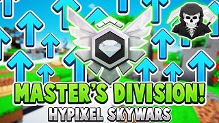 GETTING INTO MASTERS DIVISION  Hypixel Skywars [upl. by Orozco]