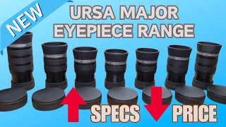 Ursa Major FMC Flatfield Eyepieces  Great Specs Without Breaking the Bank [upl. by Drofub666]