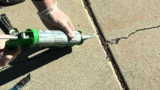 How to Fix a Crack in a Driveway [upl. by Hctud]