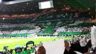 Celtic v Barcelona The greatest fans in the world at Celtic Park [upl. by Guttery]