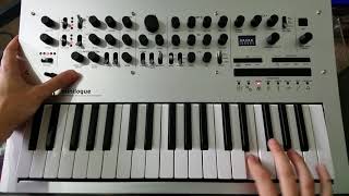 Synth solo from No Problem by deadmau5 on a Korg Minilogue [upl. by Bronk]