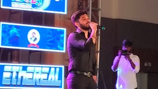 Dhruv Vikram live Dharshana song from Hridayam movie lovely performance 🔥🎙️❣️video song live [upl. by Reiser]