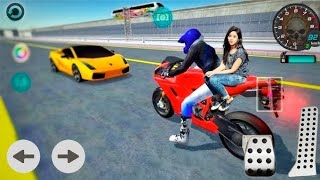 ✅✅3D  Bullet Train Vs Motorbike  Bike 3D Class Simulator Driving Games And 3D Android Gameplay [upl. by Ailev262]