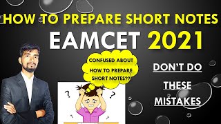 eamcet short notes pdfhow to prepare short notes for eamcethow to make short notes for eamcet 2021 [upl. by Nofpets239]