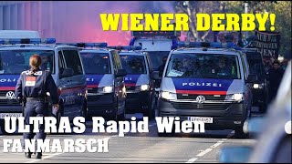 ULTRAS Rapid Wien Fanmarsch  Wiener Derby [upl. by Carthy]