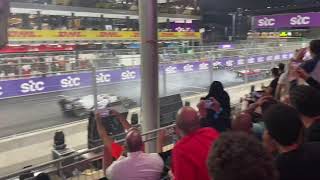 Theo PourchaireEnzo Fittipaldi Massive Crash  F2  Fan cam [upl. by Fulbert]