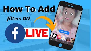 FACEBOOK LIVE FILTERS  How to add filters on Facebook Live using smartphone  shorts [upl. by Nirrek]