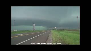 April 27 2024  Devol OK Supercell amp RainWrapped Tornado [upl. by Nelda]