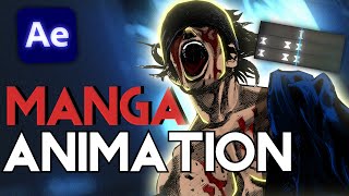 How to Make Manga Animations  After Effects [upl. by Cott]