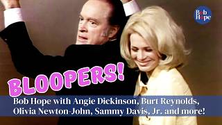 BLOOPERS  Bob Hope Angie Dickinson Burt Reynolds Sammy Davis Jr Olivia NewtonJohn and more [upl. by Mingche534]