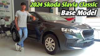 Base Model मैं ही इतने 😲 Features  2024 Skoda Slavia Classic 10L TSL MT [upl. by Llyrehc184]