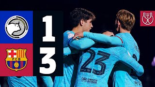 HIGHLIGHTS I UNIONISTAS 1 vs 3 FC BARCELONA  COPA DEL REY 🏆🔵🔴 [upl. by Andrei]