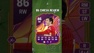 86 Chiesa Review in EA Sports FC 25 shorts short fc25 eafc25 fifa ultimateteam trackstars [upl. by Nohtanoj]