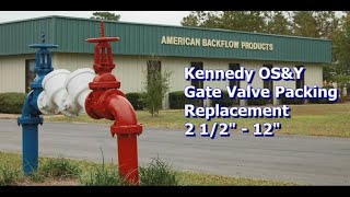 Gate Valve Packing Replacement Video [upl. by Hgielyk110]