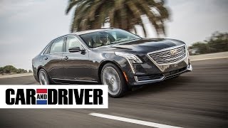 Cadillac CT6 Review in 60 Seconds  Car and Driver [upl. by Streeto]