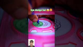 Simple spirograph beautiful 😍 design 🌀 Geometric shape ll shorts youtubeshorts trending asmr [upl. by Goody722]