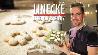 Dva tátové Michal peče linecké cukroví Tradiční křehké jako od babičky [upl. by Hedley]