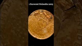 1 Eurocent koroduje od wewnątrz monety warte mniej niż złom Holandia 2003 [upl. by Eojyllib]