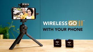 Using The Wireless GO II With Your Smartphone  Sounds Simple [upl. by Enner]