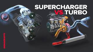 How Superchargers vs Turbos Work [upl. by Anora]