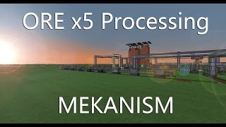 5x ORE PROCESSING  Tier 5  QUINTUPLE Mekanism  Minecraft Tutorial English [upl. by Reis]