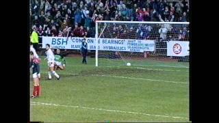 Eoin Jess scores against Falkirk in season 19921993 [upl. by Eikcid]