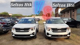 Differences video on Kia Seltos hte vs htk 2022 by amitraocarreview [upl. by Htaek]