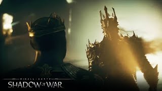 SHADOW OF WAR  All Nazgul Visions and Origins RingwraithsWitch King [upl. by Harte]