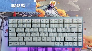 KBD75 V3 Keyboard Typing Sound [upl. by Yardley]