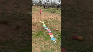 frisbee train disc golf frisbess for the tracks not klics baiters [upl. by Rednal869]