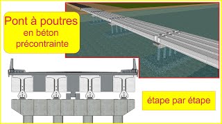 pont à poutres en béton précontraint [upl. by Oker]