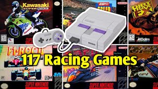 All Racing Games for SNES [upl. by Balliol]