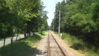 Führerstandsmitfahrt Buckower Kleinbahn Müncheberg  Buckow komplett 480p [upl. by Flodnar775]