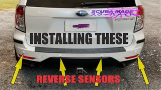 Reversing Sensors Install  Easy [upl. by Karalee]