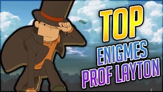 TOP ENIGMES LES PLUS DIFFICILES DE PROFESSEUR LAYTON [upl. by Ellessig802]