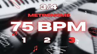 75 BPM  34 amp 38 Metronome [upl. by Aicella]