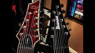 BATTLE OF THE 9 STRING GUITARS  Ibanez RG9 vs Schecter C9 Hellraiser Review amp Comparison [upl. by Raff]